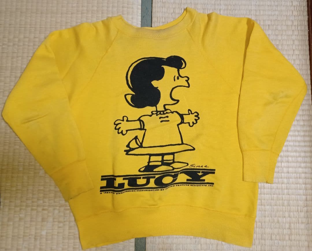 SNOOPY メイヨスプルース 60年代 ビンテージスウェット LUCY