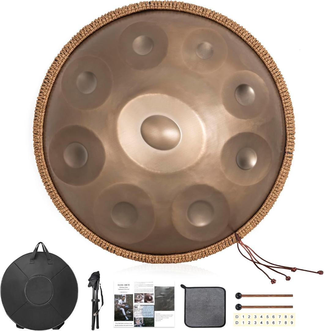 【開封・未使用】Rxakudedo ハンドパン ドラム 432HZ 収納袋付き