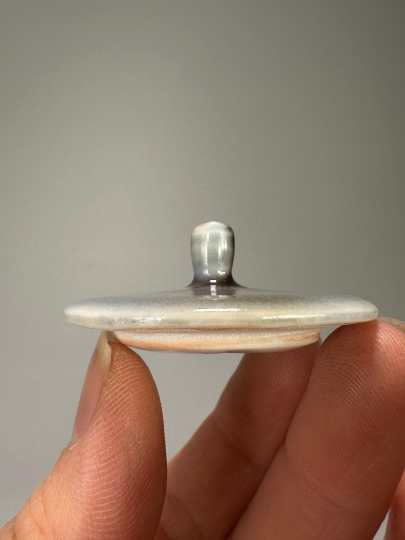 日本美術　茶道具　蓋付小壺　茶入　伊藤北斗作　共箱　師：人間国宝 　藤本能道