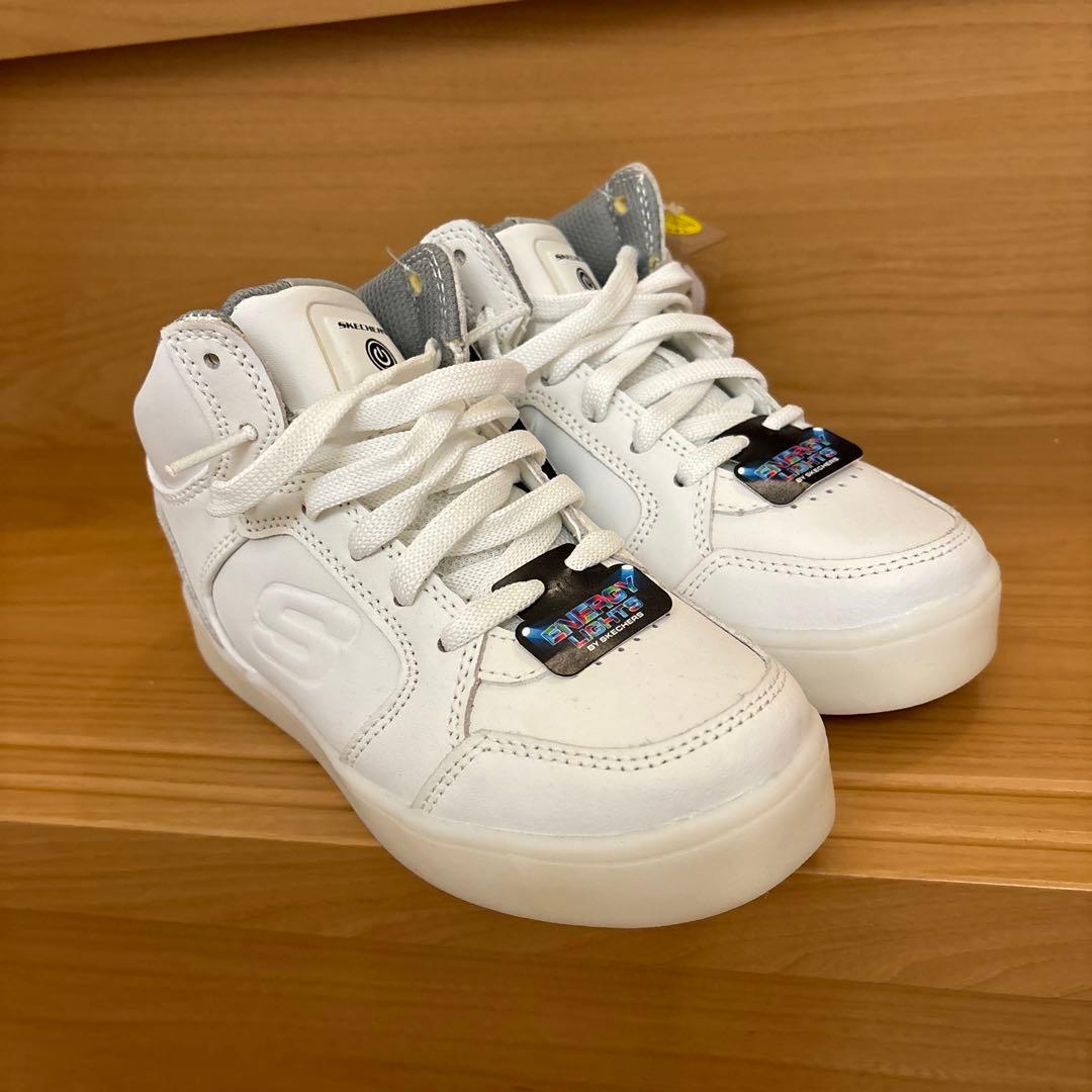 ⭐️新品未使用⭐️ スケッチャーズ　7色に光る靴　ハイカット　20センチ