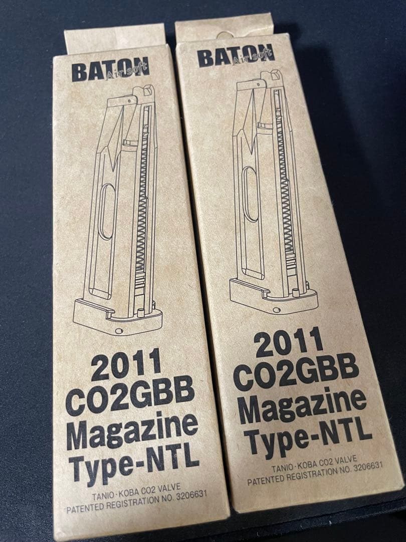 新品 BATON Airsoft 2011 Co2 マガジン NTL ハイキャパ