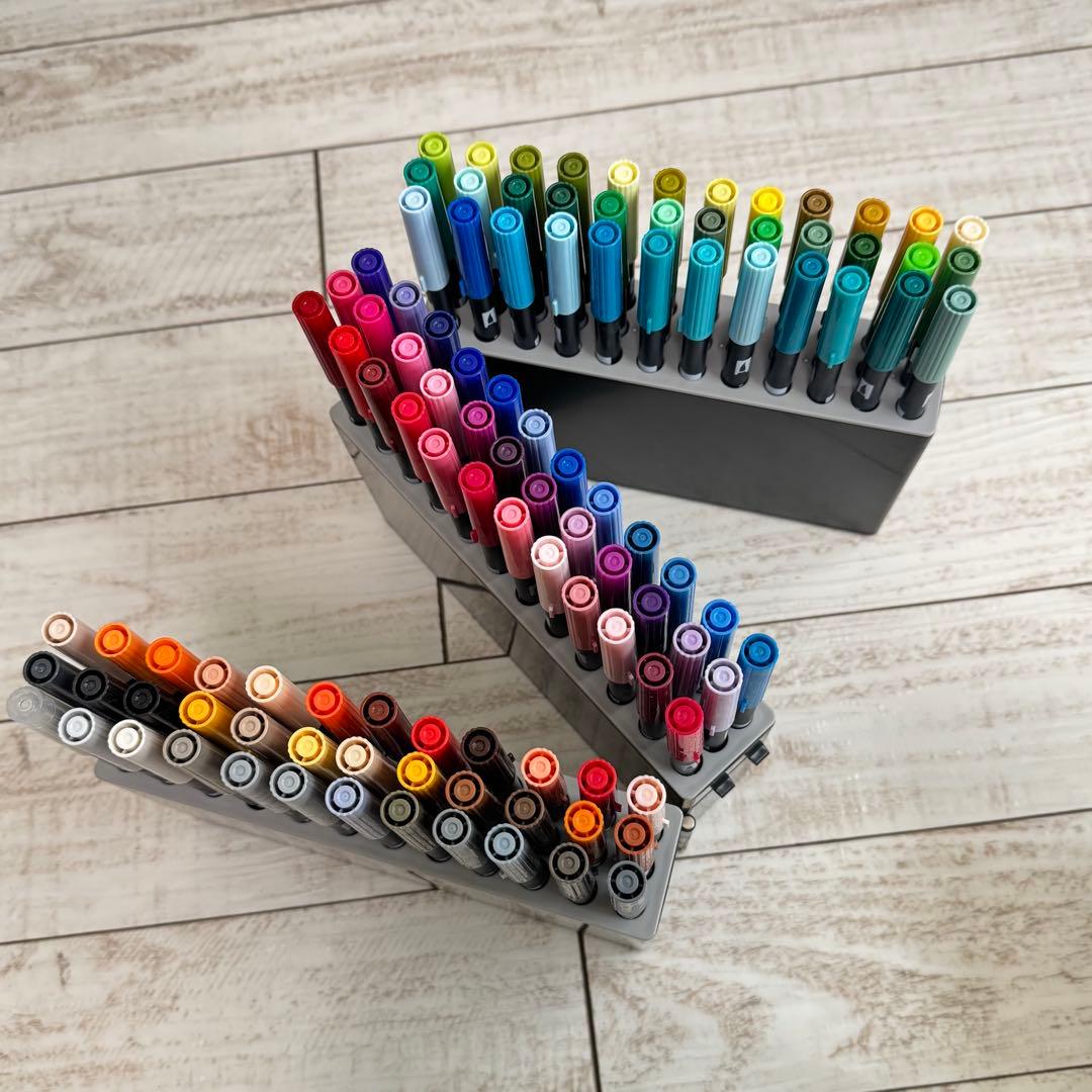 Tombow ABT マーカーボックス 108色 ケース付