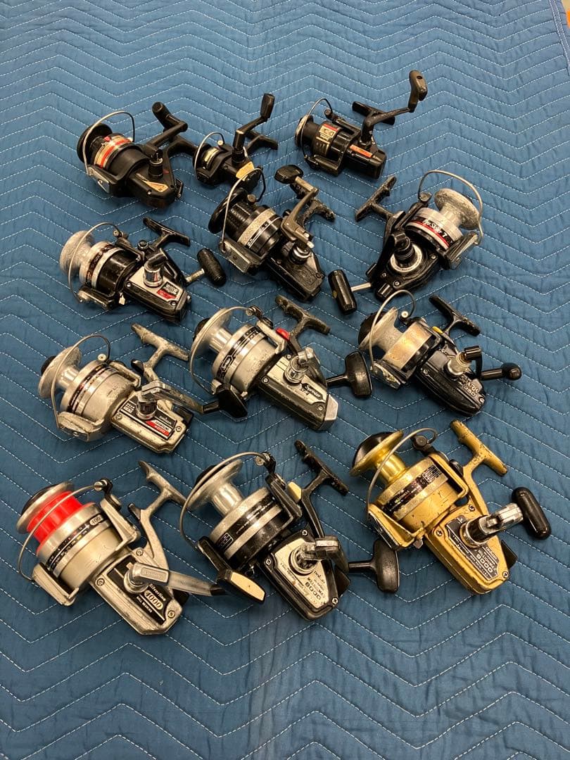 スピニングリール をまとめて12台（整備済）