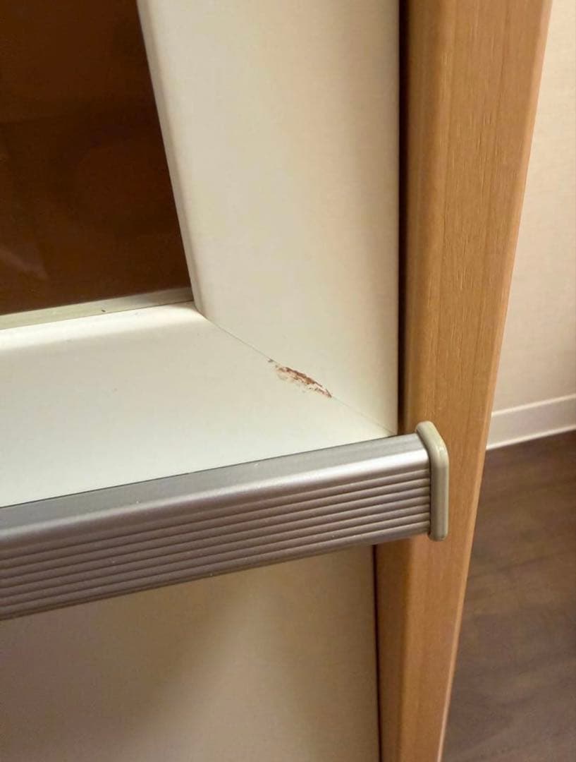 【hige】　大塚家具　本棚扉付き　高さ180センチ