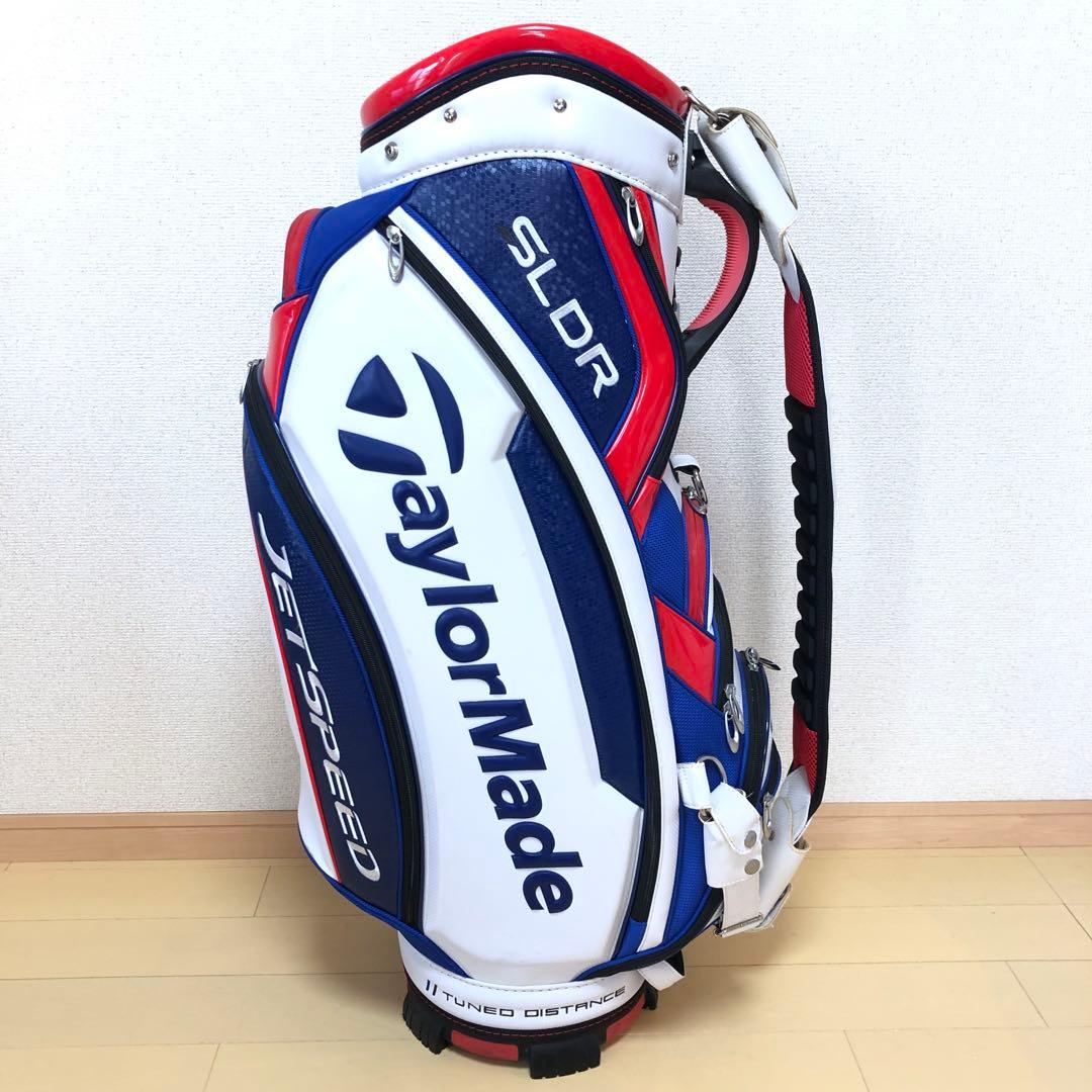【希少品】TaylorMade　ダブルロゴ　ツアープロ　スタッフバッグ　9.0型