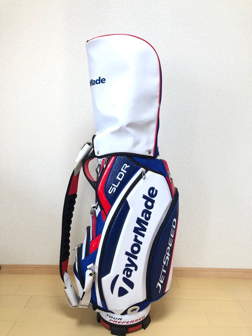 【希少品】TaylorMade　ダブルロゴ　ツアープロ　スタッフバッグ　9.0型
