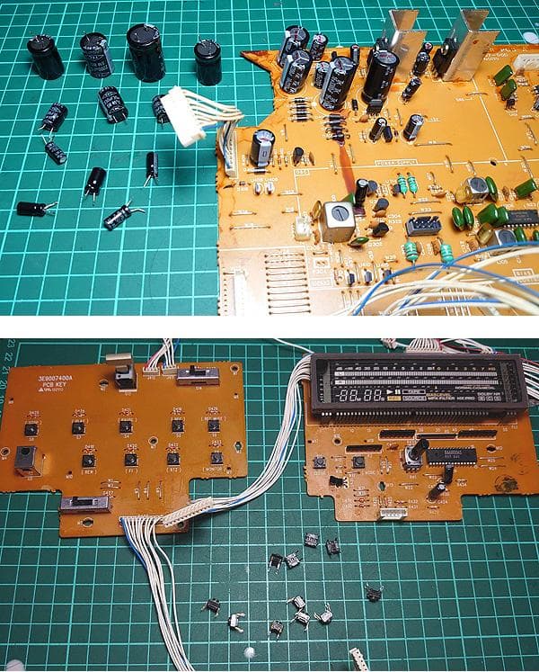 【オーバーホール品】TEAC カセットデッキ「V-1050」動作OK★