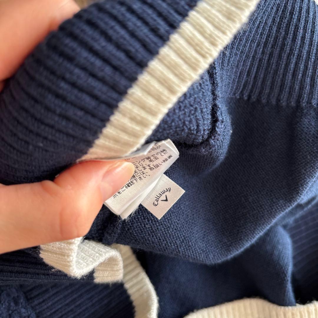 Callaway 赤 、ネイビータートルネック セーター２枚セット