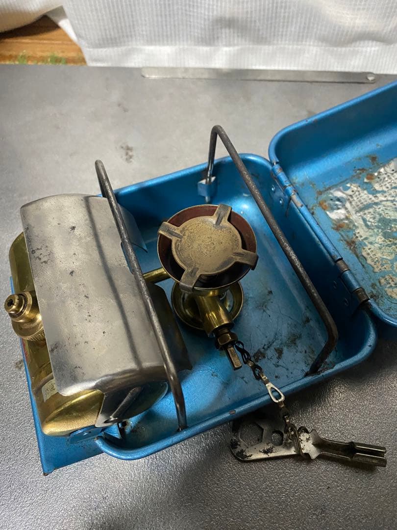 ガソリンストーブ マナスル160 箱ストーブ メンテナンス済 実働品 作動良好品