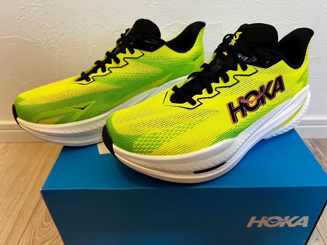 美品HOKA マッハX3 MACH X 3 27.5㎝