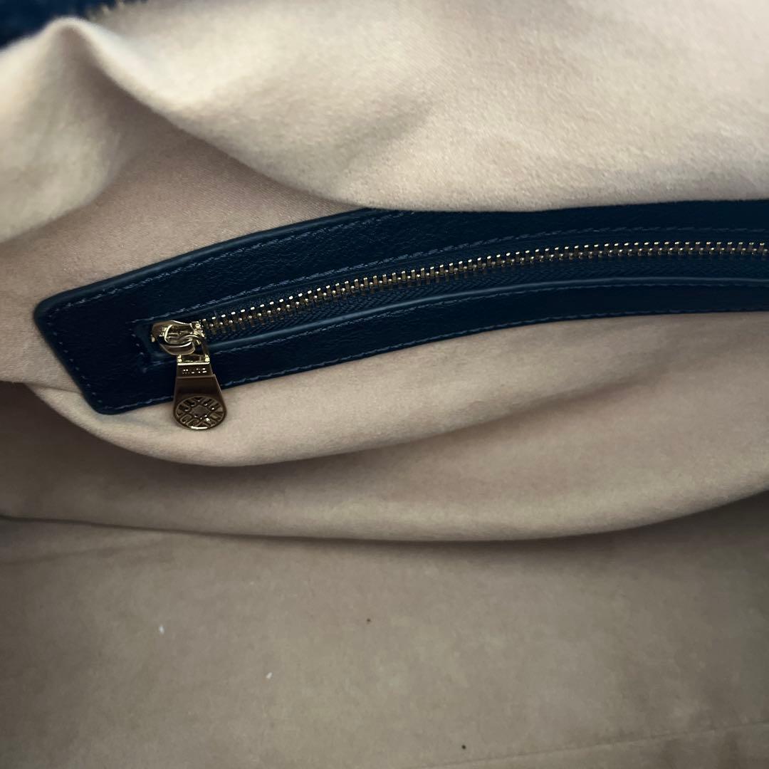 ムータ 配色ファーボストンバック