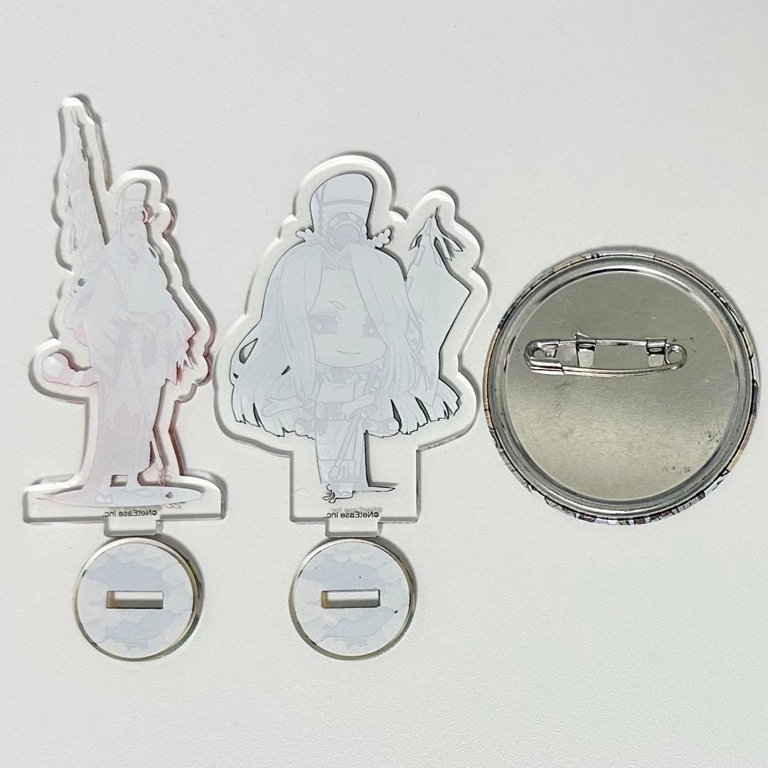 陰陽師本格幻想RPG 白無常 鬼使白 アクリルスタンド 缶バッジ まとめ売り