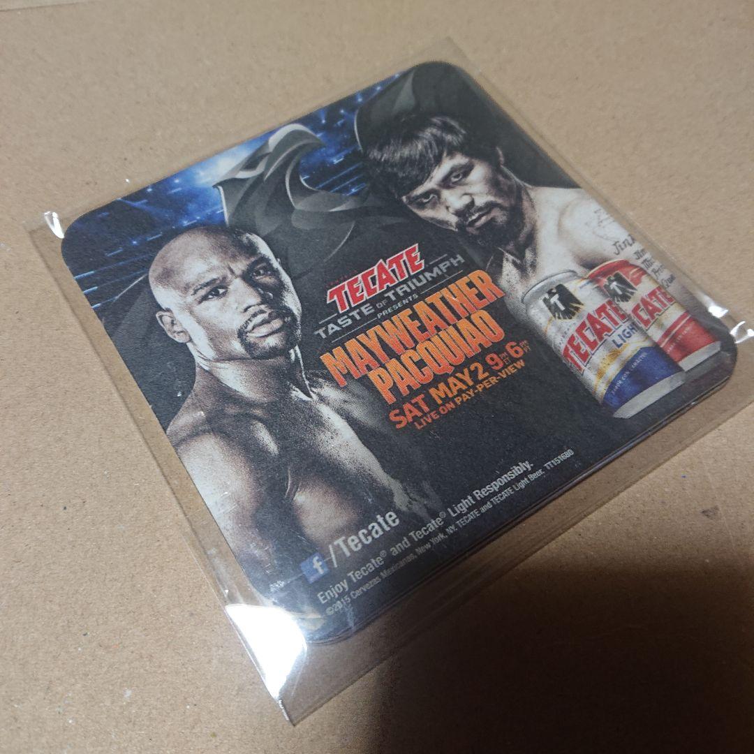 ボクシング メイウェザー×パッキャオ コースター MAYWEATHER