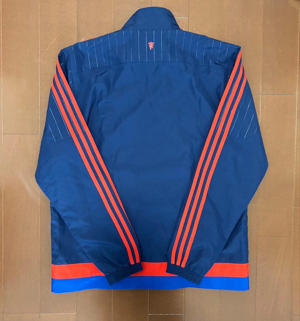 アディダス マンチェスターユナイテッド ナイロンジャケット ジャージ 古着