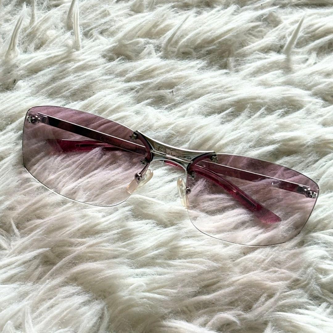 美品 クリスチャン ディオール サングラス YB7IK 星 イタリー製