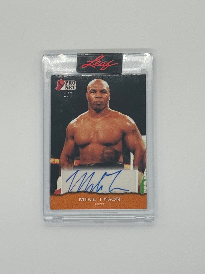 家宝売り出し！世界7枚限定　マイク・タイソン　直筆サインカード