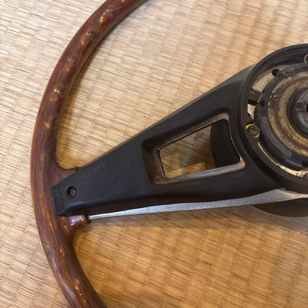 ホンダ シビック ウッド ステアリングホイール ハンドル 旧車 当時物