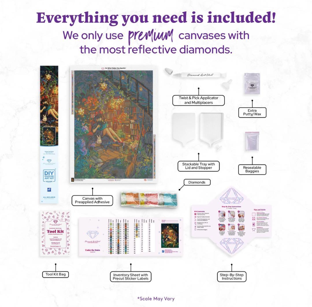 ダイヤモンドアートクラブ　魔女の宅急便