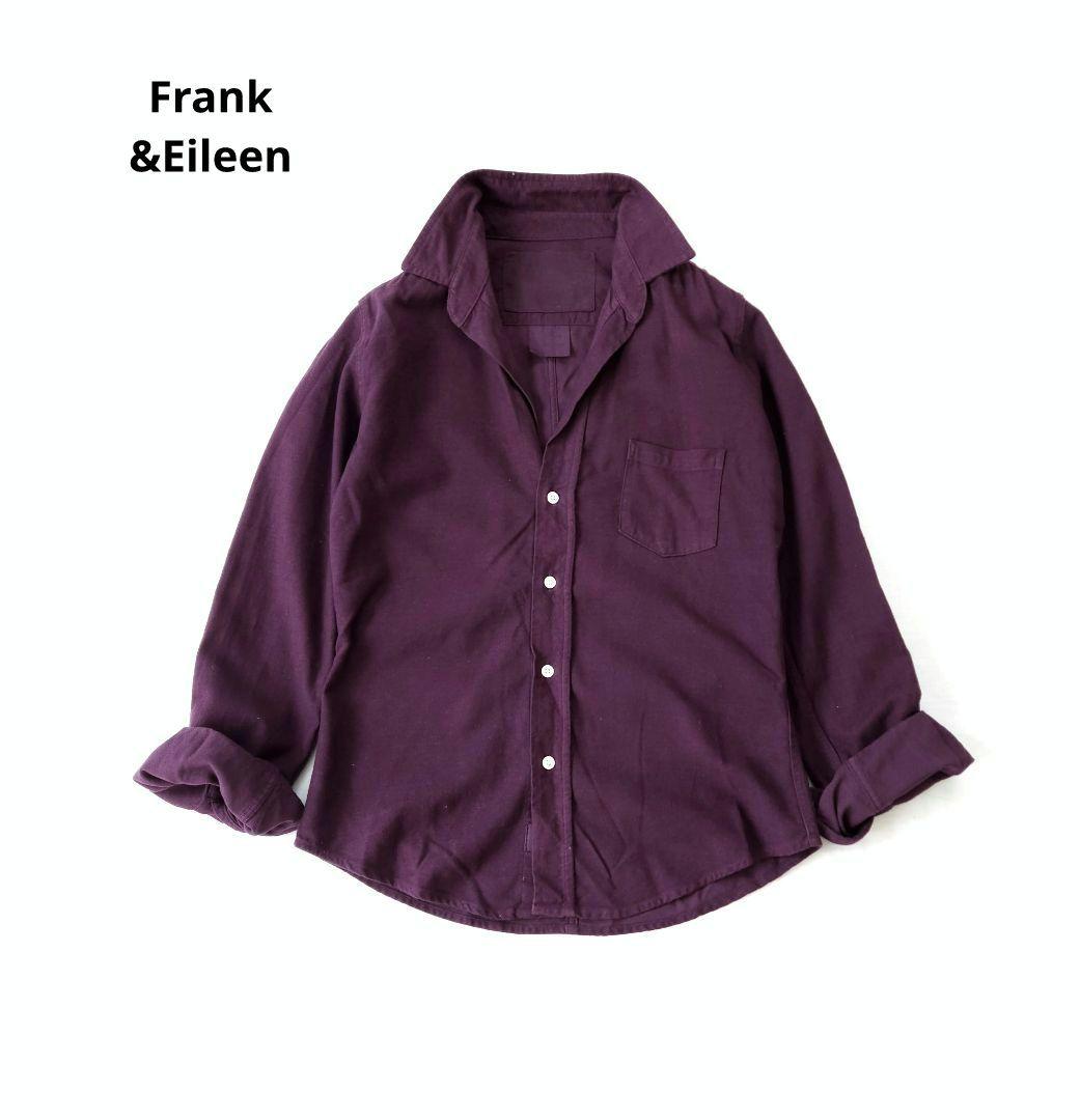 Frank&Eileen　BARRY　バリー　シャツ ボルドー系