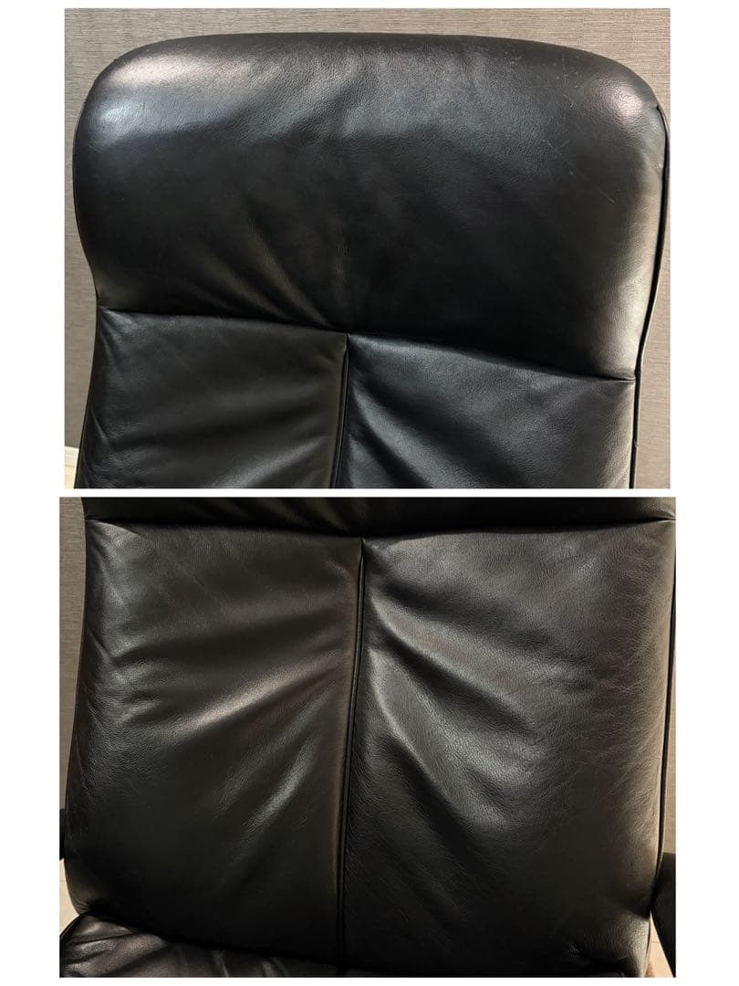 【美品】カリモク ドマーニ エクセルライフ リクライニングチェア 本革 ブラック