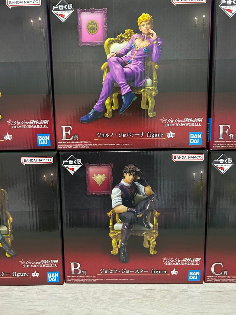 【匿名発送】新品未開封‼️一番くじ ジョジョの奇妙な冒険 上位賞フィギュアコンプ