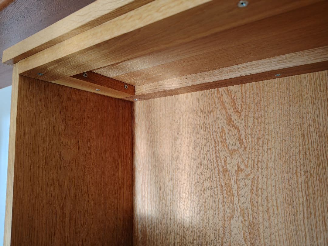 オーク材　無垢 　本棚　 飾り棚　棚