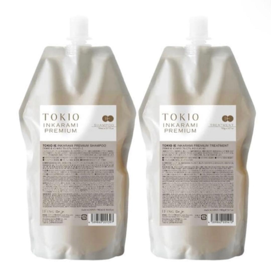 匿名発送　新品未開封　トキオ　プレミアム　シャンプー　トリートメント　詰め替え