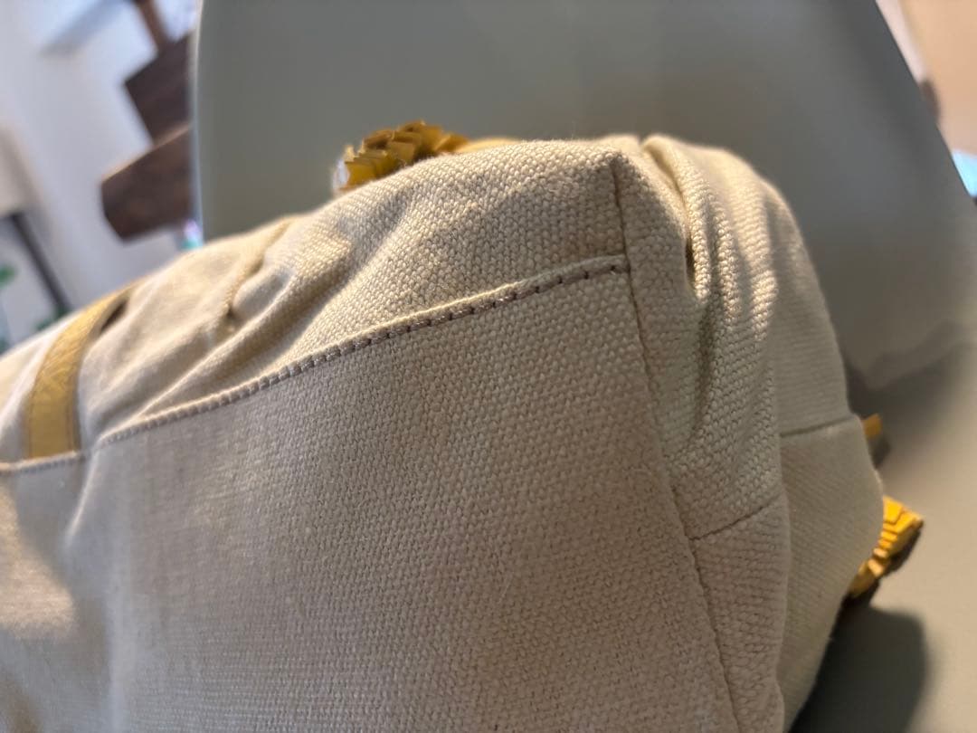 セリーヌ CELINE ブギーバッグ キャンバス イエロー ハンドバッグ