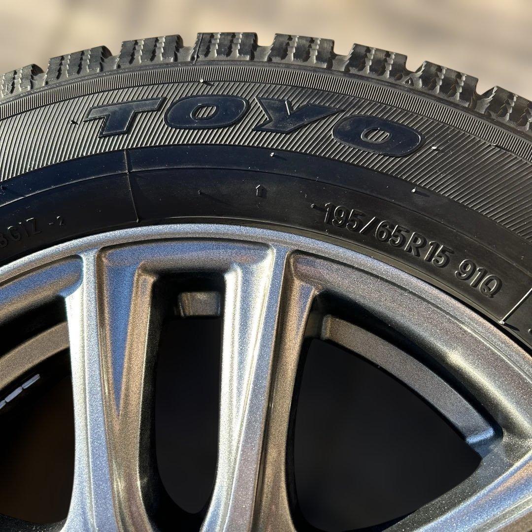 w*0様 TOYOタイヤ＆15インチアルミホイール4本セット