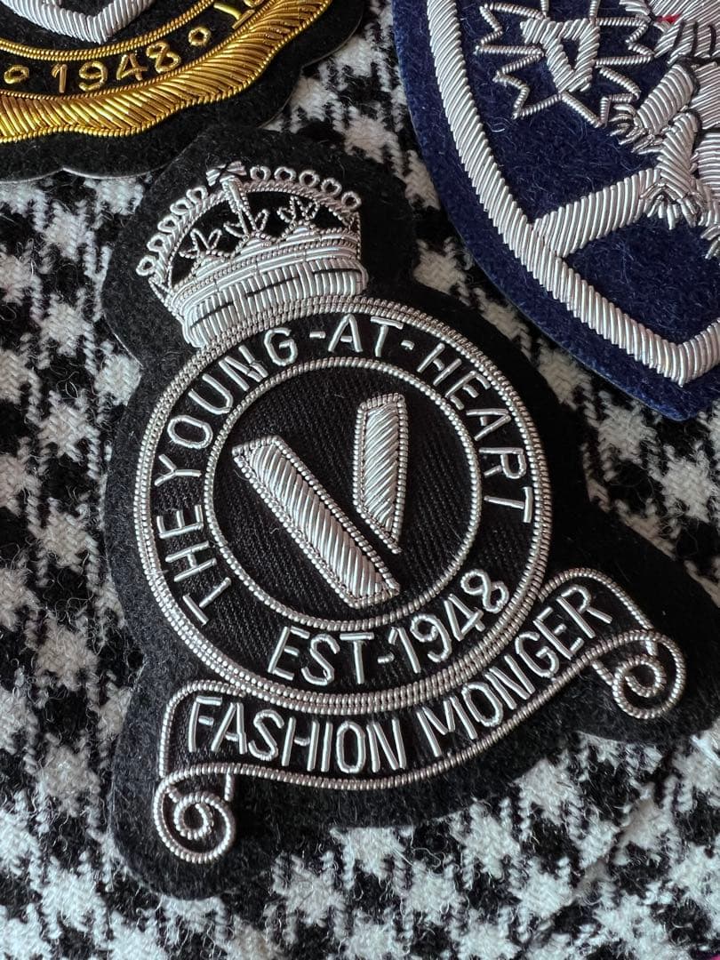 限定品VANブレザーエンブレム銀モール刺繍