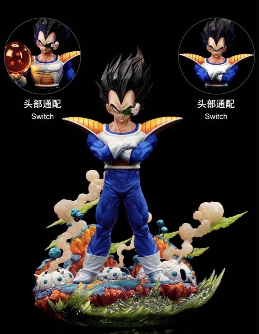 ドラゴンボール 1／4スケール ベジータ フィギュア ガレージキット