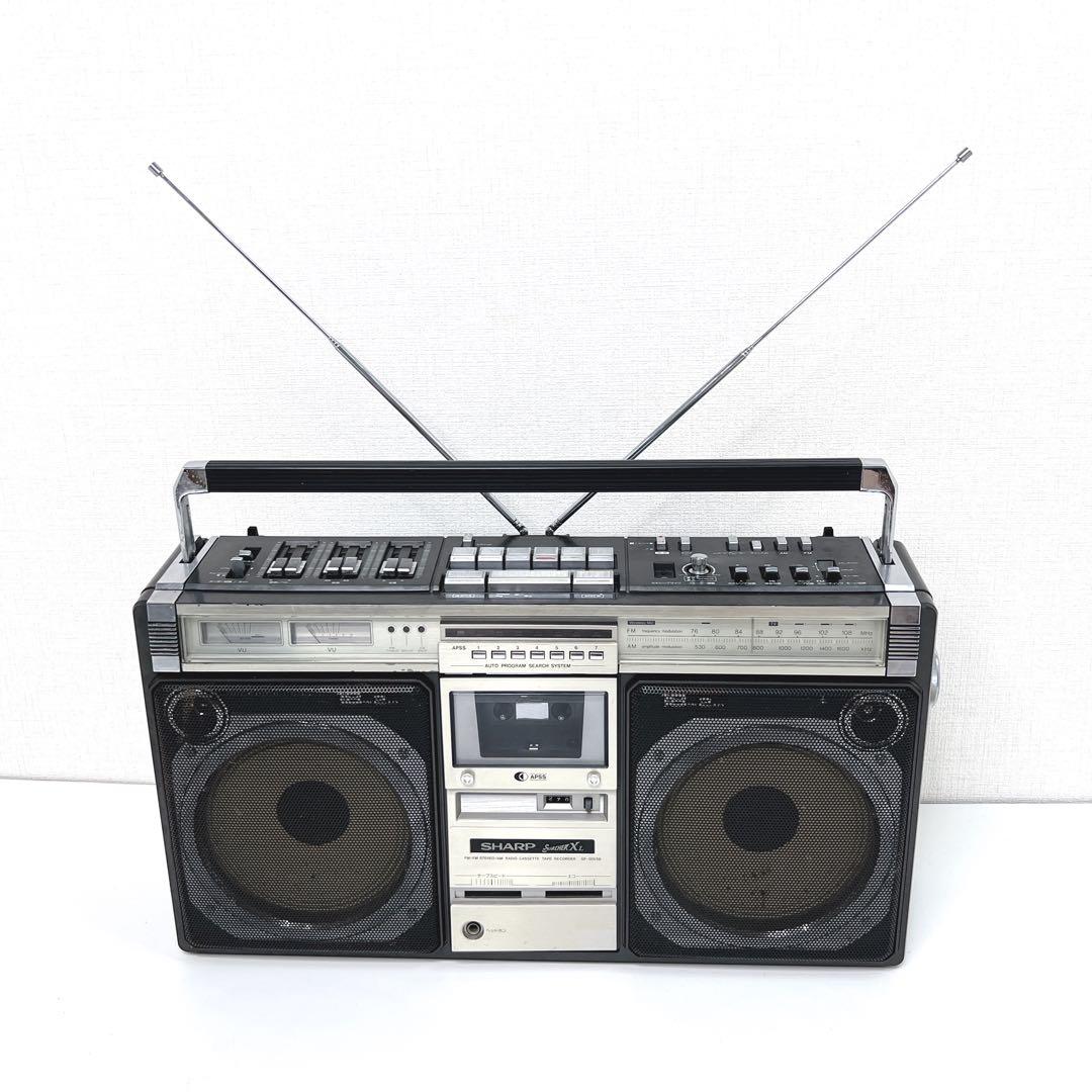 【希少】 SHARP ラジオ付ステレオテープレコーダー GF-505SB
