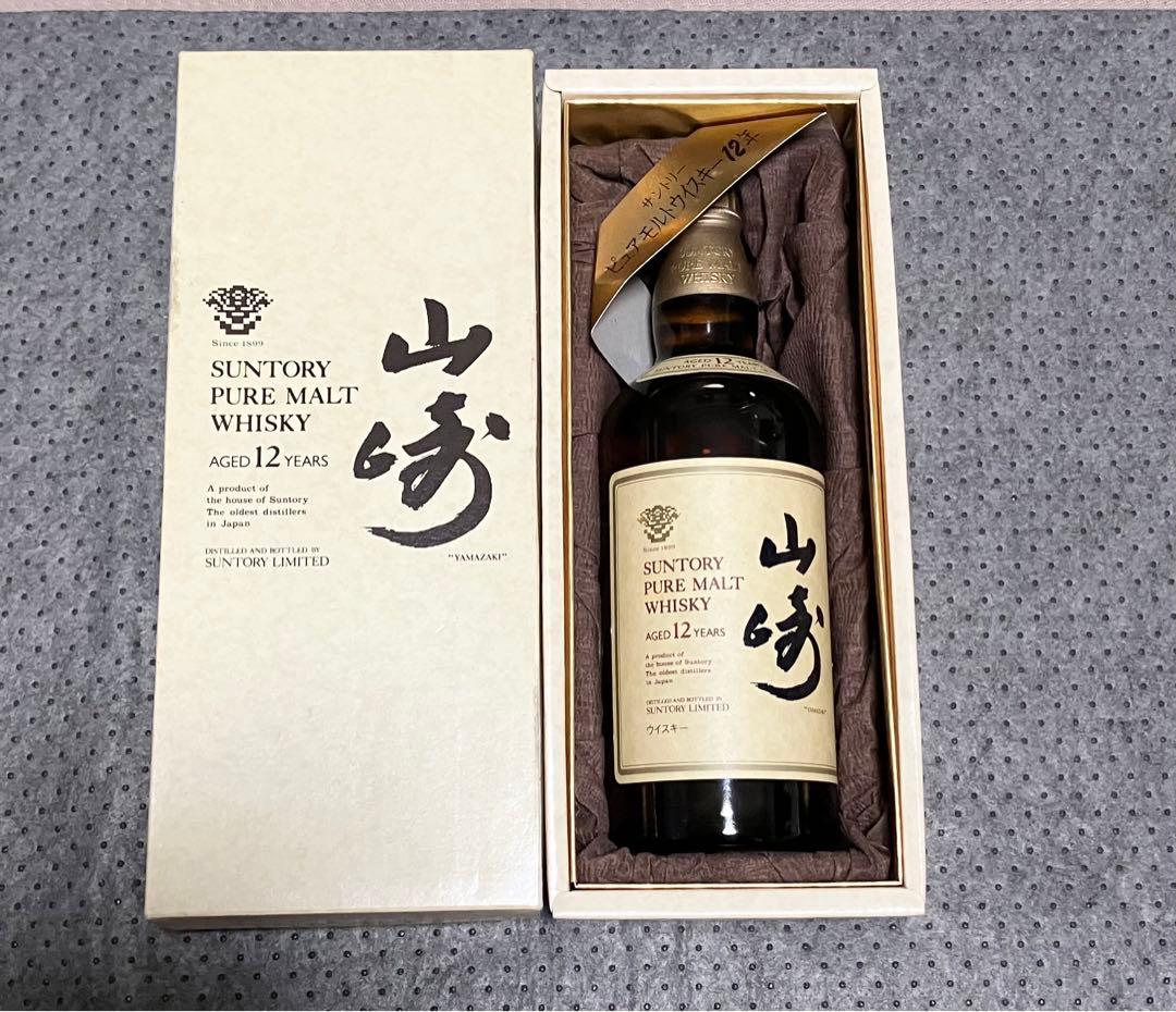 j*r様 古酒 山崎 12年 ピュアモルト ウイスキー 750ml 未開封