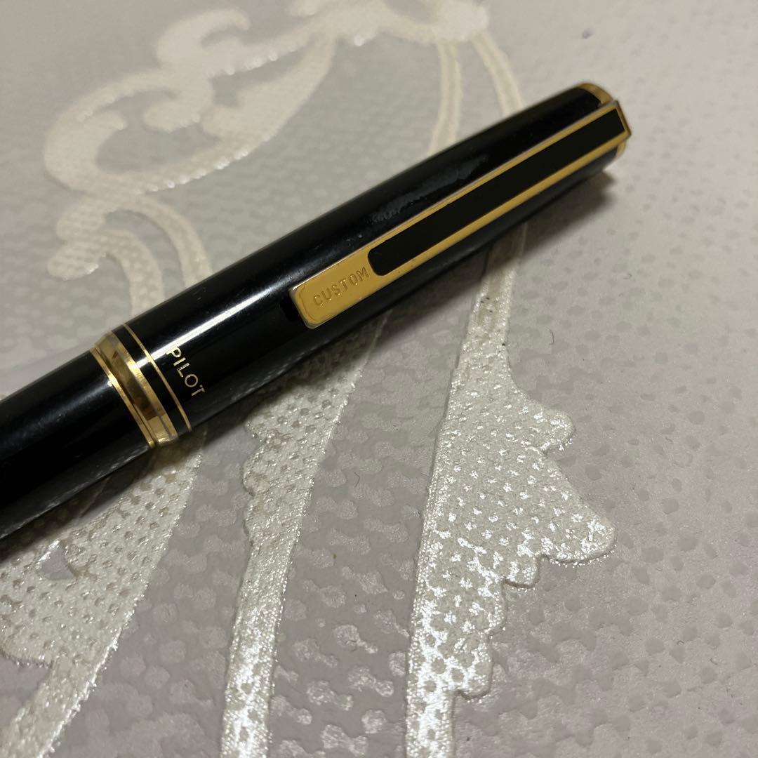 PILOT CUSTOM レトロ万年筆 14K585 M 固めの中字