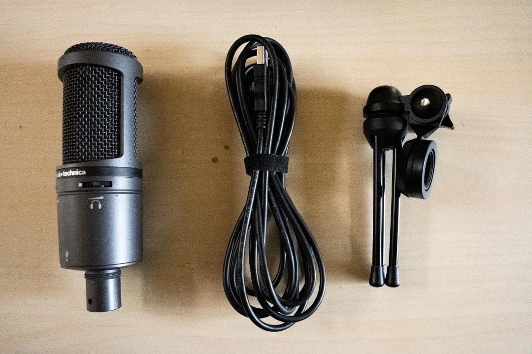 【美品】AUDIO-TECHNICA 　AT2020USB+ コンデンサマイク