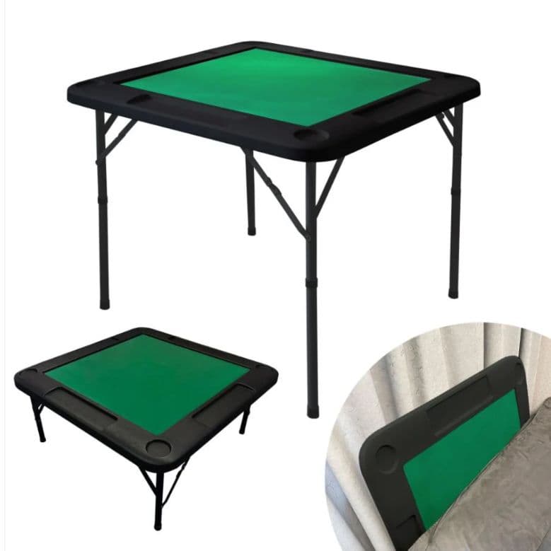 麻雀卓　折り畳み式　麻雀台　麻雀　テーブル　座卓　黒色
