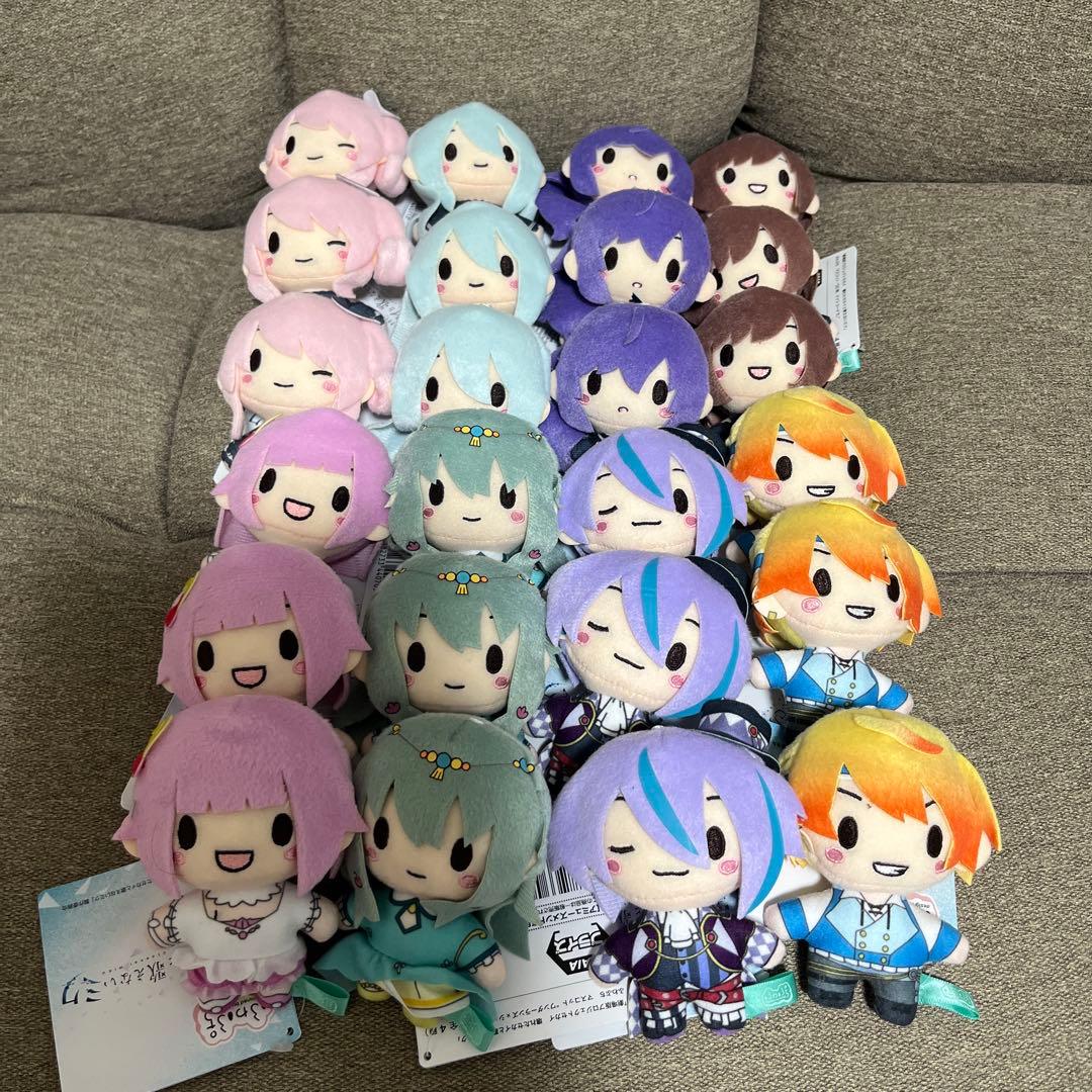 劇場版 プロジェクトセカイ ふわぷち マスコット ぬいぐるみ 24個セット