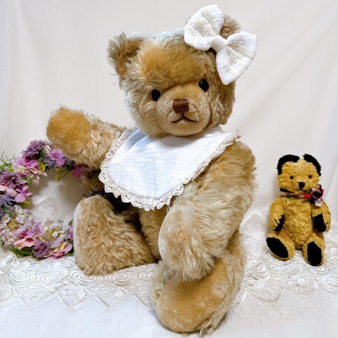 フィニステール 様❤️大きい！！❤️ずっしりアンティークベア　アンティークテディベア