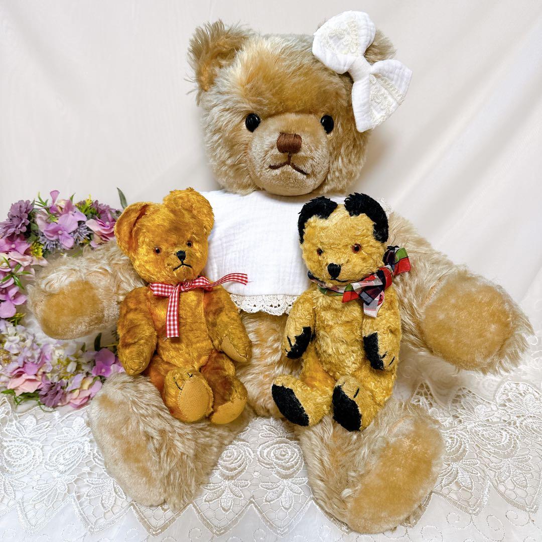 フィニステール 様❤️大きい！！❤️ずっしりアンティークベア　アンティークテディベア