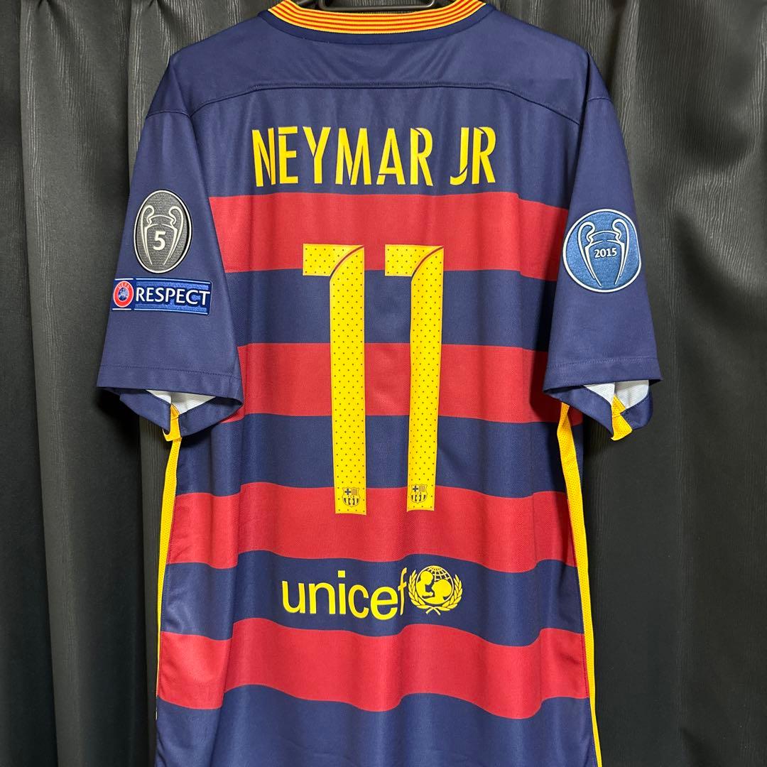 ネイマール　ユニフォーム　バルセロナ　ブラジル代表　支給品　メッシ　スアレス