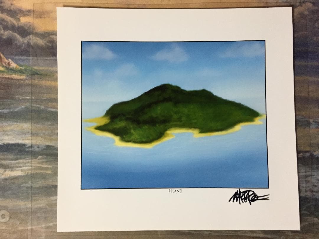 magic MTG 島  複製原画 サイン　Mark Poole