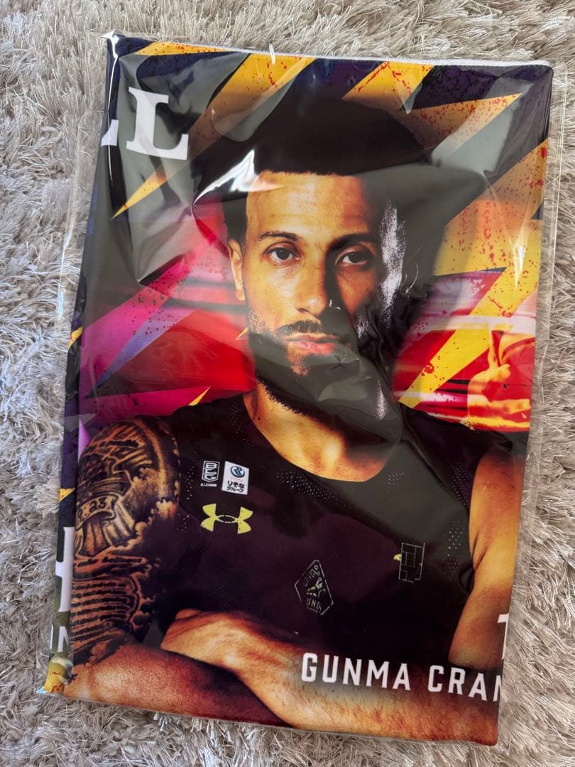 4 トレイジョーンズ 記念グッズ フェイスタオル 群馬クレインサンダーズ