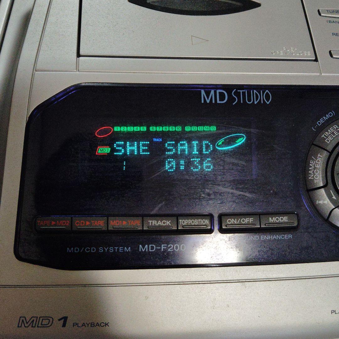SHARP MD-F200 ポータブルコンポ　ジャンク