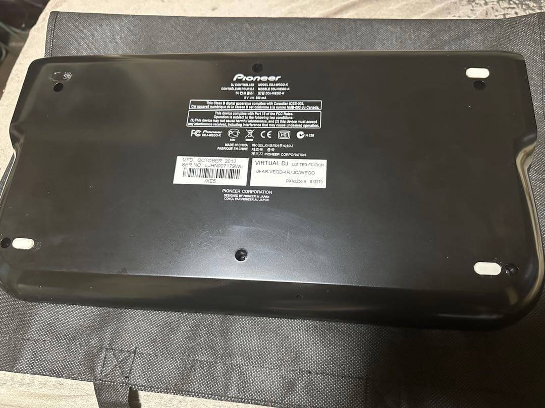 希少PioneerDDJ-WEGO DJコントローラー　AppleMusic対応