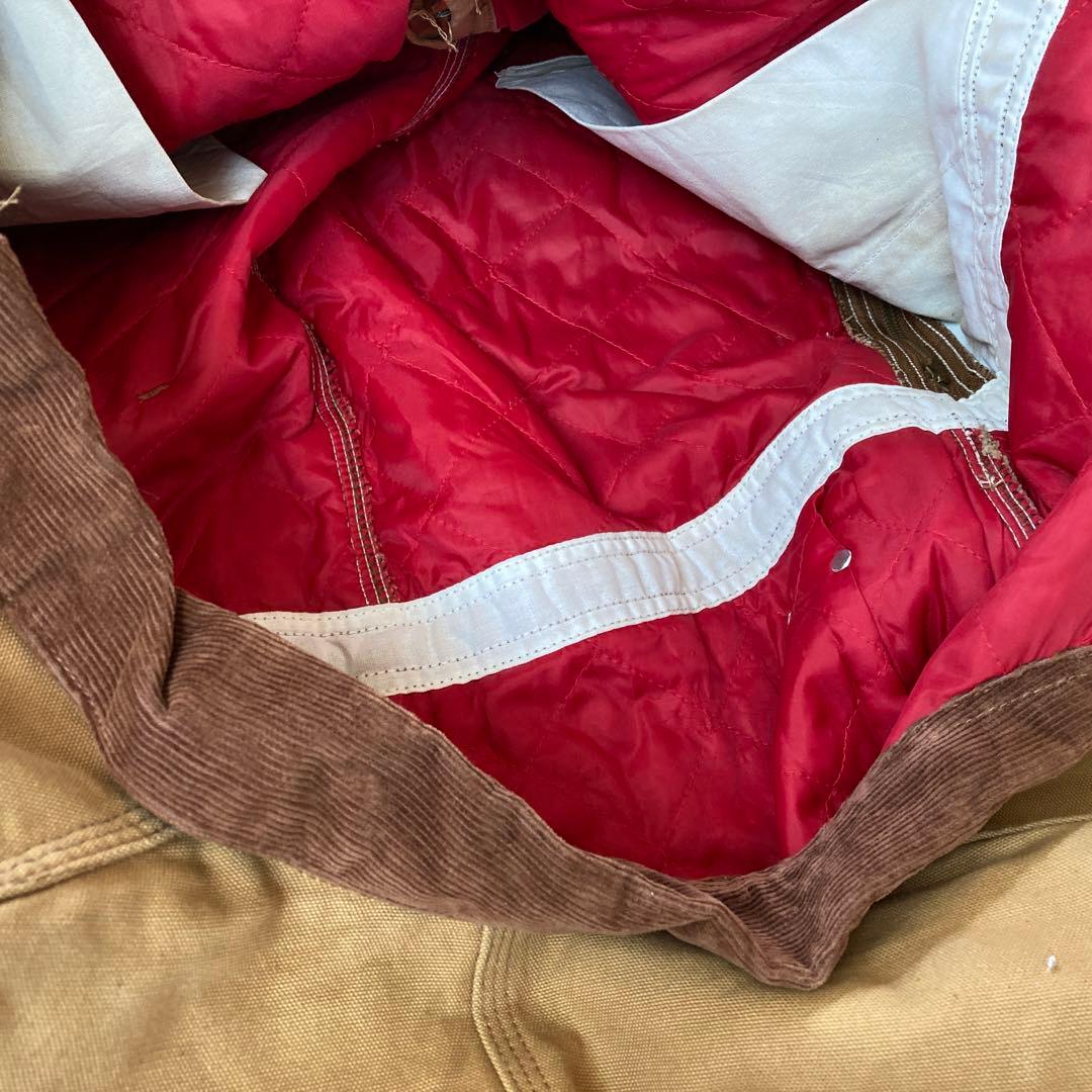 ★USA製★ Carhartt 中綿キルティング　オールインワン　つなぎ