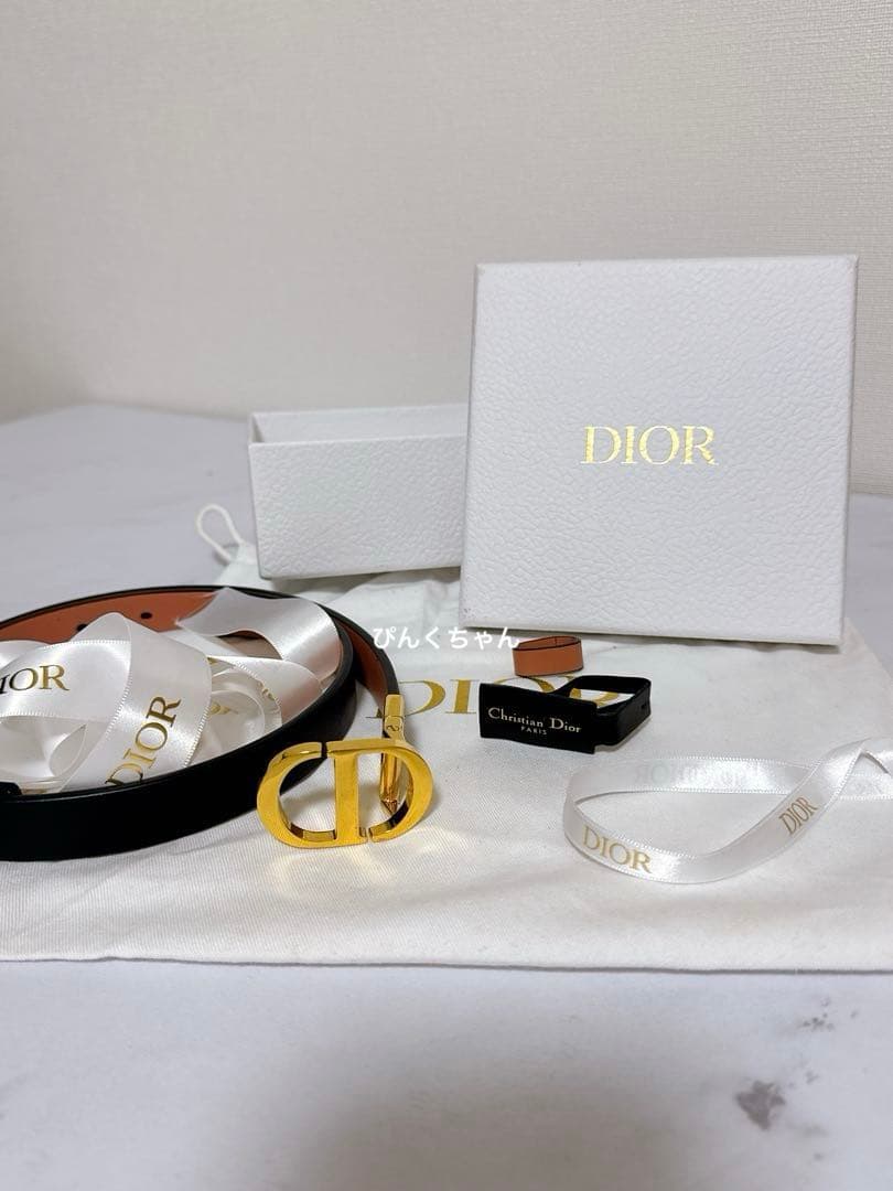 Dior 30 ベルト MONTAIGNE リバーシブルベルト 75サイズ