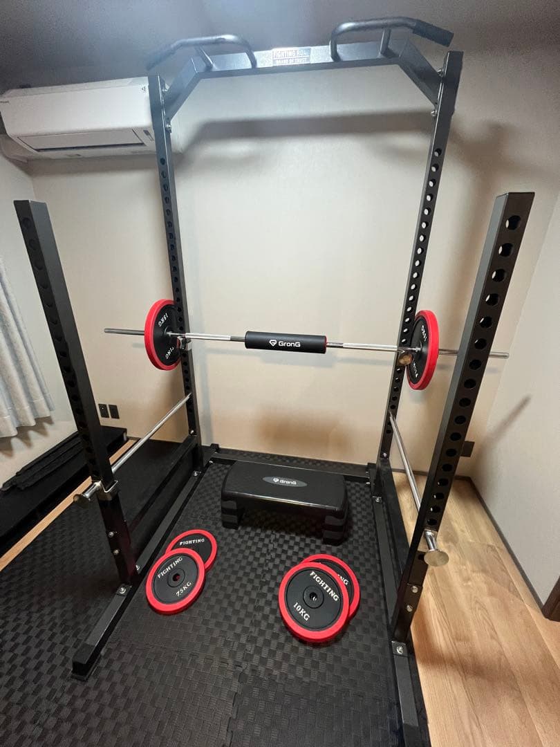 ファイティングロード パワーラック バーベルセット プレート75kg