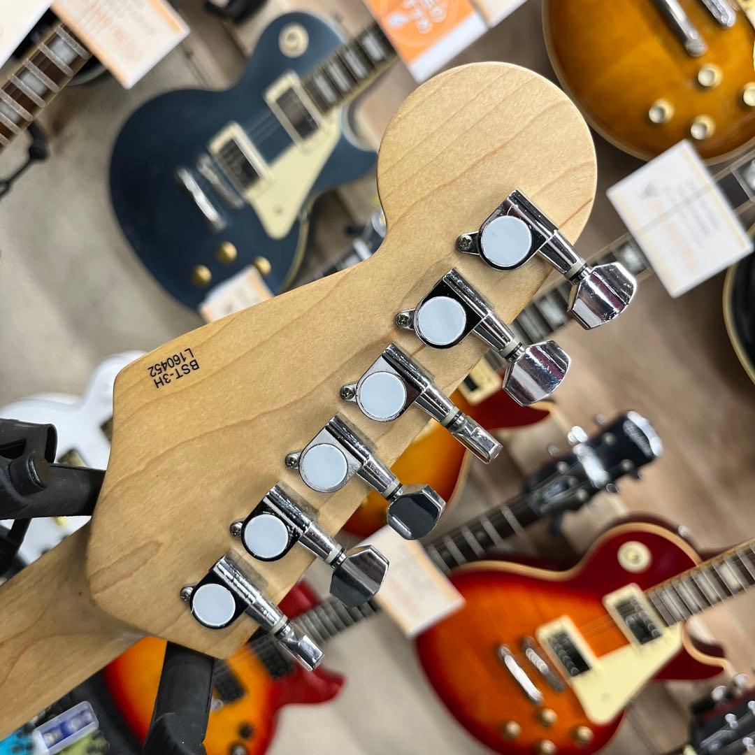 【11222】 BUSKER'S ストラトキャスタータイプ キルテ ブルー