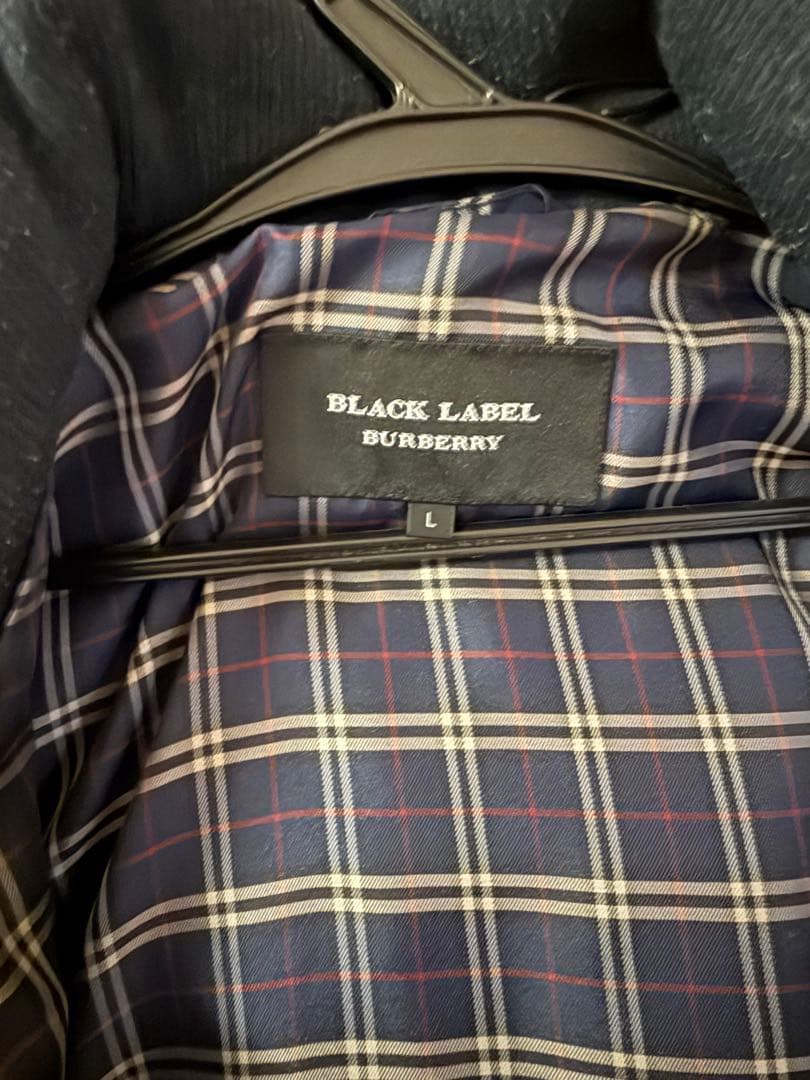 み*み様 バーバリー ブラックレーベル ダウンジャケット ベスト脱着式 Lサイズ
