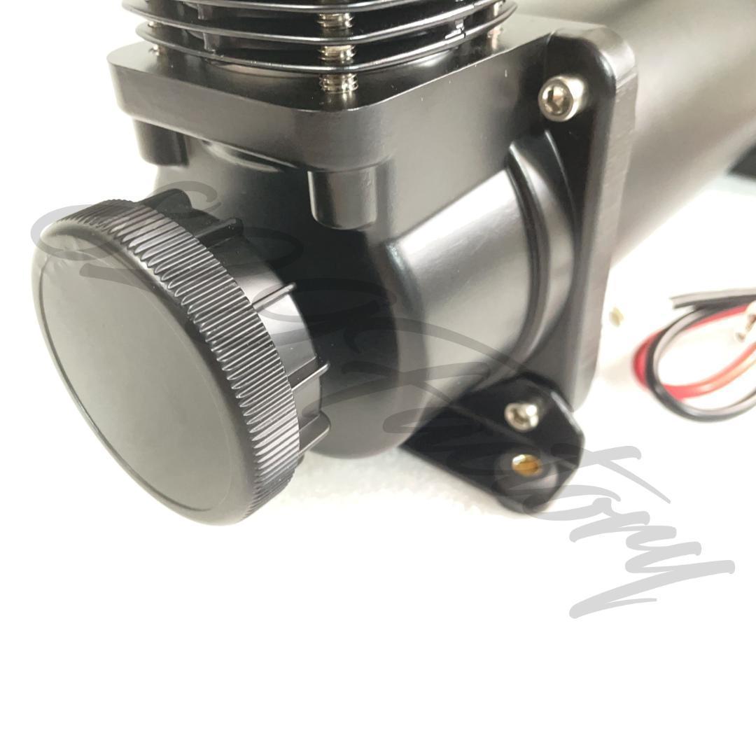 hatan34☆ コンプレッサ AC-480改 ブラック 3/8 エアサス